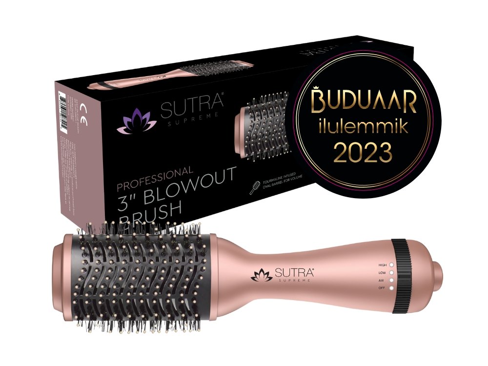 SUTRA Professional 3″ Blowout Brush Rose Gold