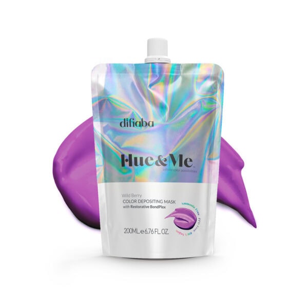 DIFIABA Hue&Me Wild Berry Color Depositing Mask 200 ml SUORAVÄRIT