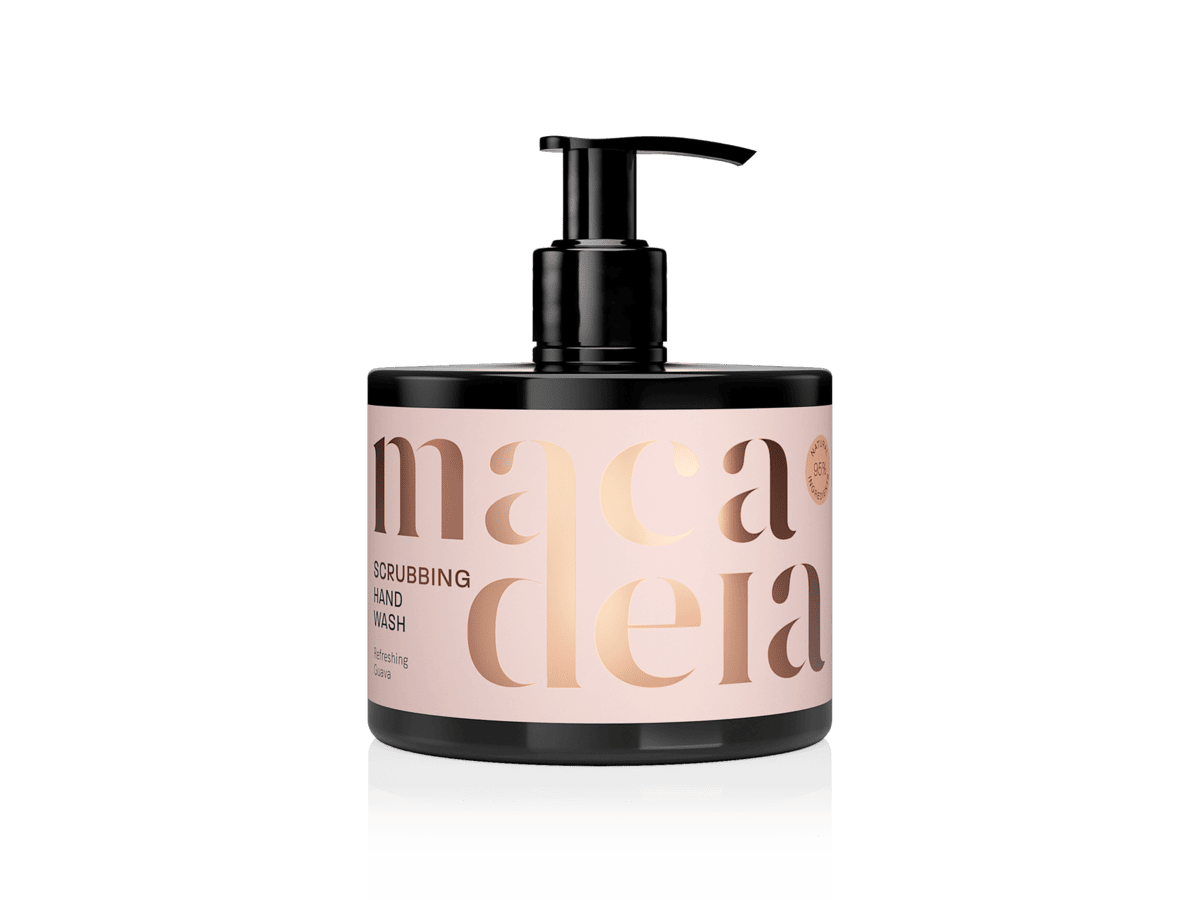 MACADEIA Scrubbing Hand Wash Refreshing Guava 300 ml